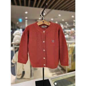 [블루독베이비] 25 FW(레드)스카시 러블리 가디건 (45A1420003)점퍼 간절기 백일 돌 선물 조카 유아 아가옷