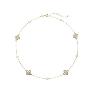 25 FW 토리버치 키라 클로버 펄 네크리스 163711 TP441644447