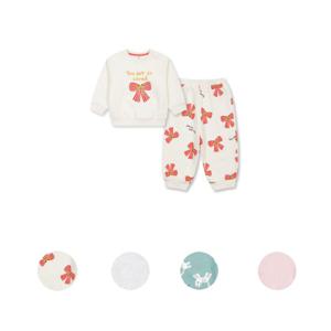 탑텐키즈 MKF4IP3301 공용 유아 차윤아트 맨투맨 셋업