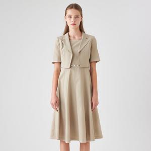 [케네스 레이디]오픈자켓 벨티드 원피스 (EWOPOH04)