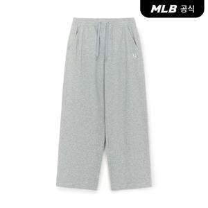 [MLB공식] 25F 베이직 스몰로고 와이드팬츠 NYM (Melange Grey) 3APTB0254