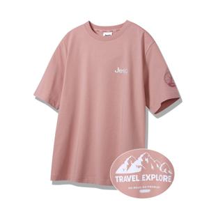 [지프]JP2TSU105 선기획 등판 산프린트 2024년 핑크 반팔티_SC