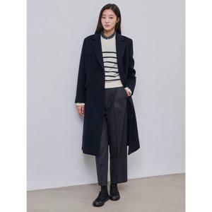 [빈폴레이디스]테일러드 반더블 롱 코트  네이비 (BF4X30C21R)