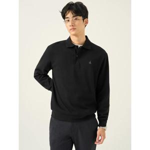 [빈폴멘] 클래식 니트라이크 칼라넥 티셔츠  블랙 (BC5941C205)