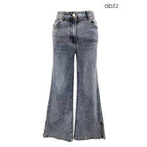 [에이비에프지]트임 포인트 부츠컷 데님 팬츠 APZ3NE32I