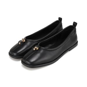 [바바라(슈즈)]여성 하트로고 플랫슈즈 BBI536-BK