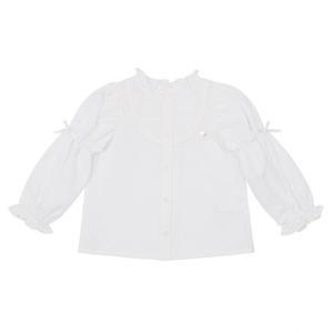 [프랜치캣] 화이트 하트 블라우스 Q54DAB010