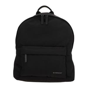 지방시 메탈 로고 레터링 블랙 나일론 백팩 BK50F3 K1ZL001