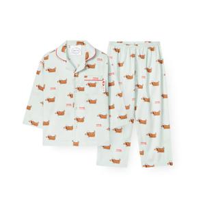 [오르시떼]아동 G103 핫도그까미유 긴소매 파자마 세트 OR25FKGEG103