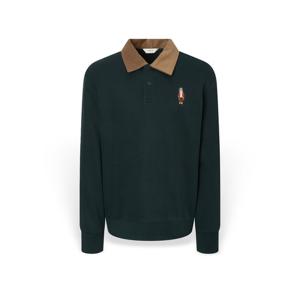 남성 코듀로이패치 카라 긴팔티셔츠 HZTS5D750E3