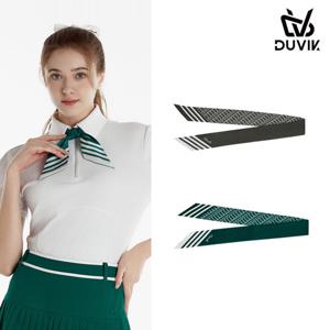 듀빅 여성 스트라이프 믹스 타이 스카프 DE1WAC612