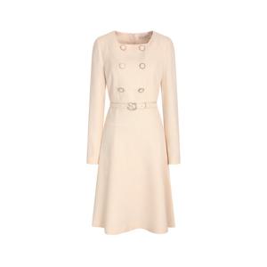 [JJ지고트]더블 버튼 스퀘어넥 원피스GM3M0OPW2