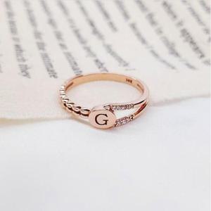 볼라레 세이브존01 14K 이니셜 G 반지 FGR302