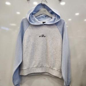 애플핑크 HC07 라글란 배색 크랍후드티 APK8T505GST