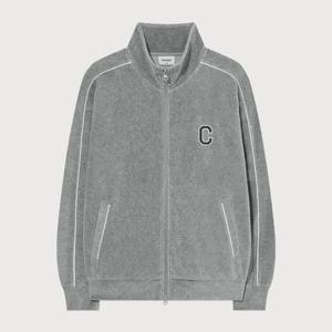 [커버낫]커버낫. C 로고 트랙 자켓 멜란지 그레이 CO2503JK06MG