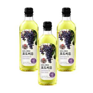 [CJ제일제당] 백설 포도씨유 900ml x 3개 식용유