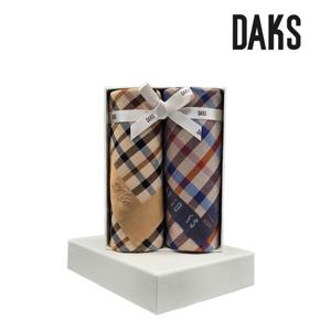 [닥스(손수건)]2매 선염 손수건 세트 DDO1215/DEI2106