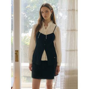 [올리브데올리브]레이스장식 벨벳 미니 스커트 OE5AS812