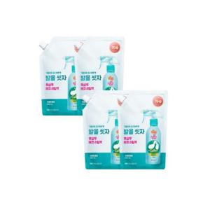 온더바디 발을씻자 코튼풋샴푸 자몽향 리필 500ml 4개