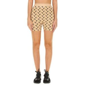 Marine Serre 로고 프린트 스트레치 미니 반바지 WSH007ACJER0001 TA10 TP934455063