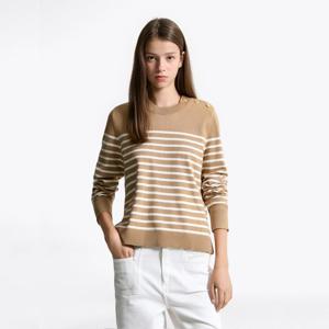 [타미힐피거(여성)]골드 버튼 스웨터 T22F7KTO052WT1