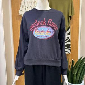 클리지 DP01 프린팅 서클 라운드 맨투맨 CP7WTS09