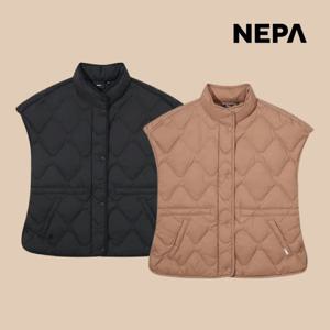 네파 여성 거위털 구스다운 베스트 루즈핏 패딩 조끼 7L61360