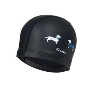 [레노마수영복]성인 체크독 PU  수영모자RC2E014_BK