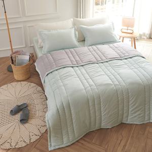 [리니와이즈] 레이지 고밀도 피치스킨 사계절이불 패드세트 SS