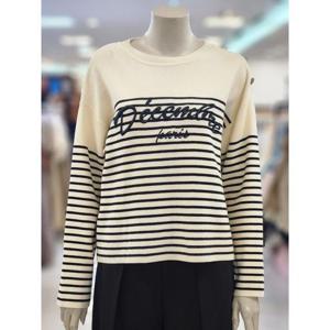 SOUP 세이브존07 레터링 단가라 니트 VAALK22