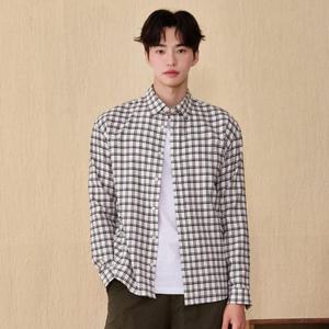 체이스컬트 동백01 남성 플란넬 체크 셔츠 EFRK5423C