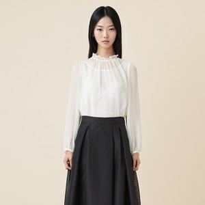 [케네스 레이디]쉬폰 셔링 블라우스 (EWBLOA01)