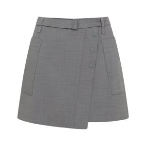 [케네스 레이디]다아 벨티드 랩 스커트 (ERSKOE01)