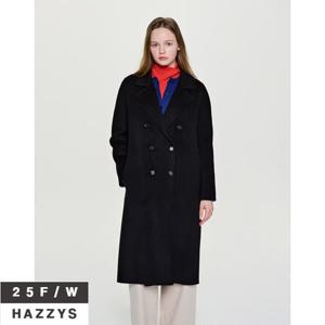 헤지스여성 HSCO5DC02 캐시미어 블렌디드 핸드메이드 더블 롱코트
