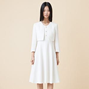 [케네스 레이디]크롭 탑 자켓 플레어 원피스 (EROPOD01)