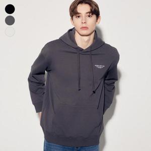 [게스]게스 공용 백 레터링프린트 후드 MP1K9441