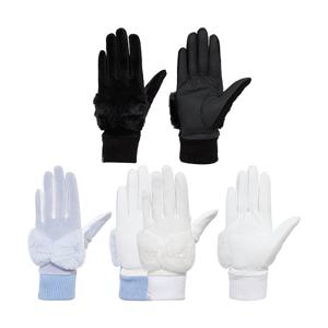 [와이드앵글] 여성 CO 리본 방한 양손 장갑_WWW25V01