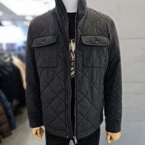 [바쏘]남자 블랙 경량 숏 패딩 퀼팅 점퍼 WSAFZ3UA03A