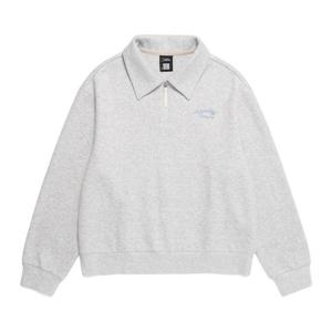 내셔널지오그래픽 N254WSW080 모달 스몰로고 자수 카라넥 여성 맨투맨