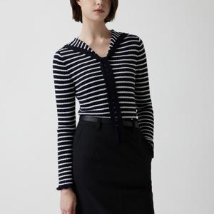 [쥬크]스트라이프 세일러 카라 니트 Z254KSK030