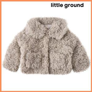 [리틀그라운드8] 룰라비(75C12-102-01)퍼카라숏코트 아동여아 아우터 점퍼 데일리 선물 코디 뽀글이