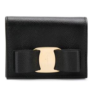 페라가모 엔그레이브드 로고 해머드 가죽 카드 지갑 22D5150725