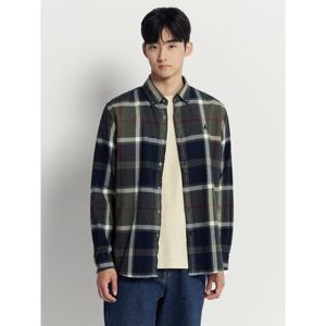 [빈폴멘] 울코튼 빅체크 셔츠  카키 (BC5X64C38H)