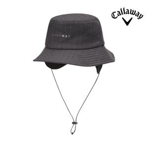 캘러웨이 2025 CA 이어 넥워머 방한 버킷햇 겨울 골프모자 그레이