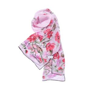 페라가모 32 0967 0779757 코튼 캔디 프린트 실크 숄 스카프