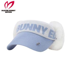 [마스터바니] 여성 퍼 이어워머 니트 바이저