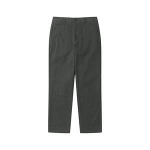 [커스텀멜로우]그레이 슬림 핏 브러시드 코튼 팬츠 CWPAW24732GYD