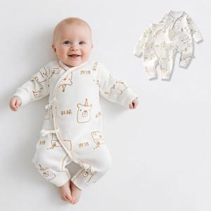 스케치패턴 배냇 긴팔 우주복 205975