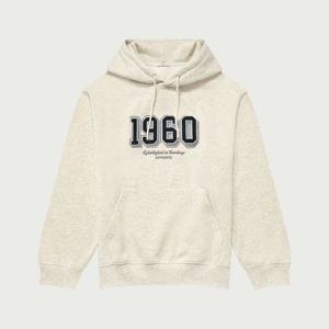 [행텐 틴즈]공용 백 브러쉬 코듀로이 아플리케 후드 티셔츠_101(10540-031-854-12)