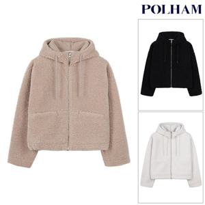 폴햄  여성 덤블 플리스 크롭 후드집업 자켓(PHE4TC2310)